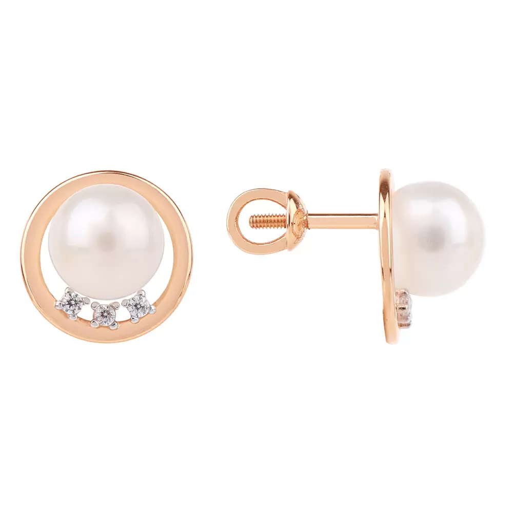 Серьги пусеты 7049752-11150 золото