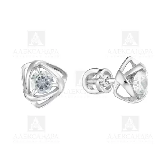 Серьги пусеты с670-02 золото_1
