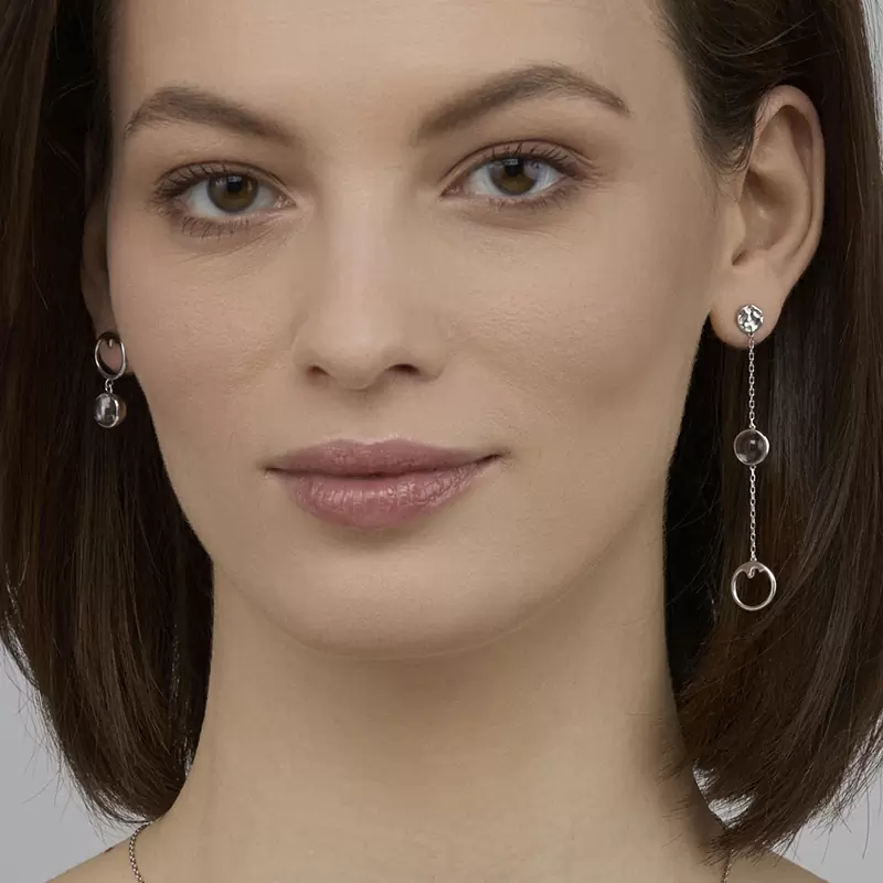 Серьги подвесные 02-4825.00ГХ-00 серебро_1