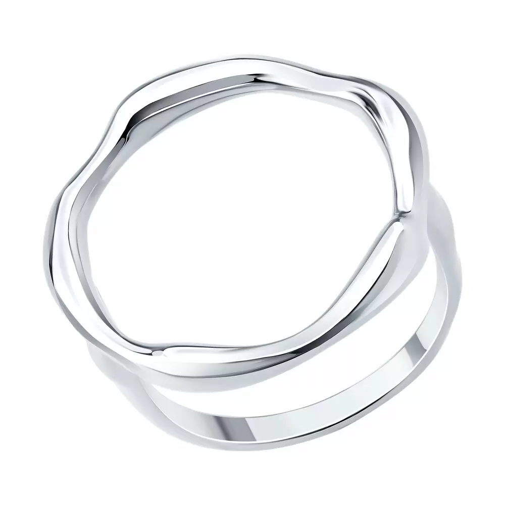 Кольцо 94014417 серебро_0