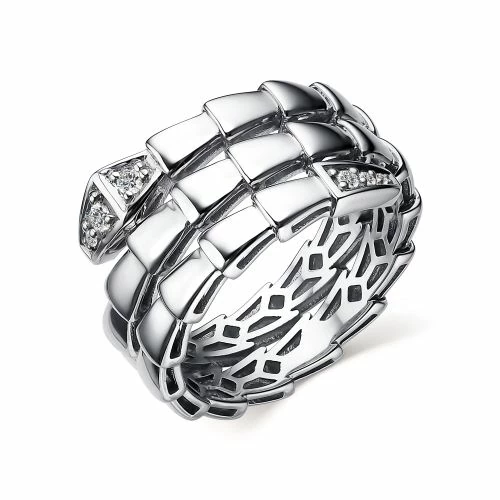 Кольцо 01-4051.00КЦ-00 серебро Булгари Змея
