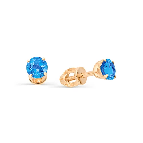 Серьги пусеты 05-1-012-1300-010 золото