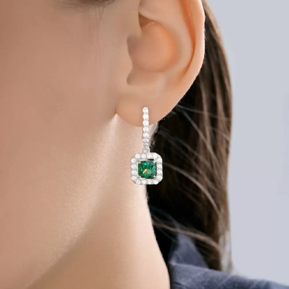 Серьги подвесные 94027281 серебро_1