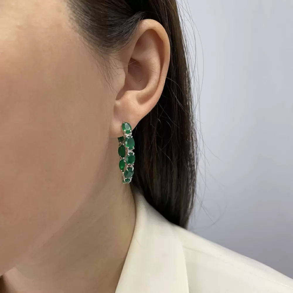 Серьги конго 2340391183-60 серебро_1
