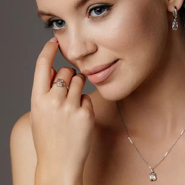 Серьги подвесные 02-3148.00ГХ-00 серебро_1