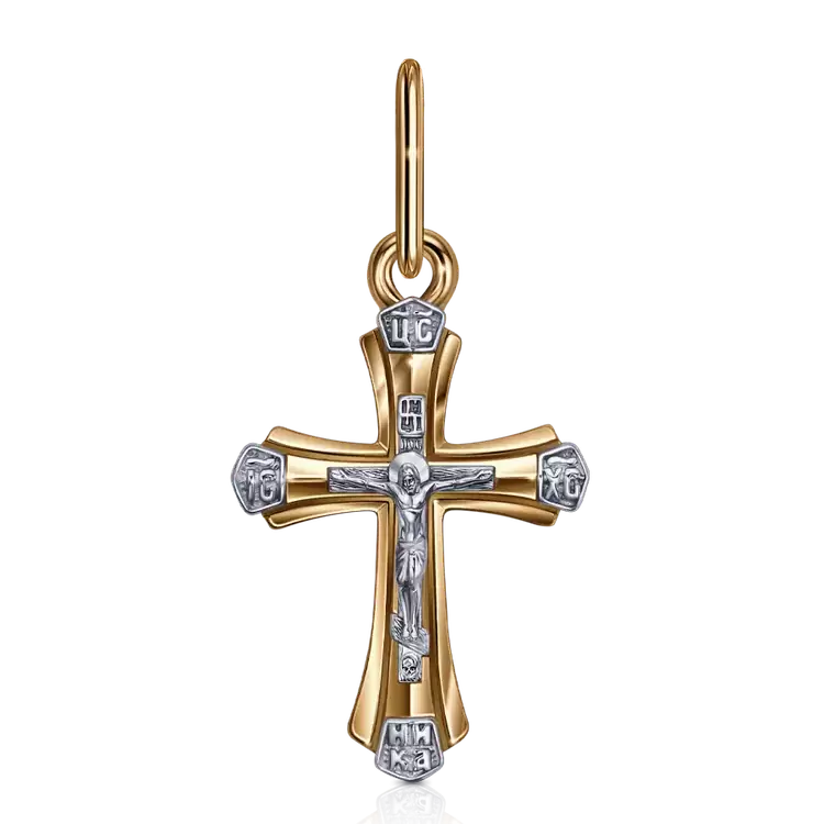 Крест христианский Кр102-2562 золото