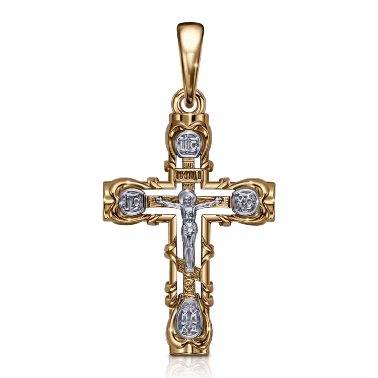 Крест христианский Кр102-2456 золото_0