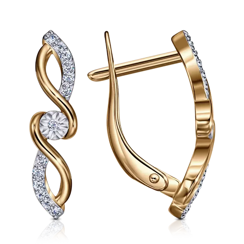 Серьги С133-3920 золото_0