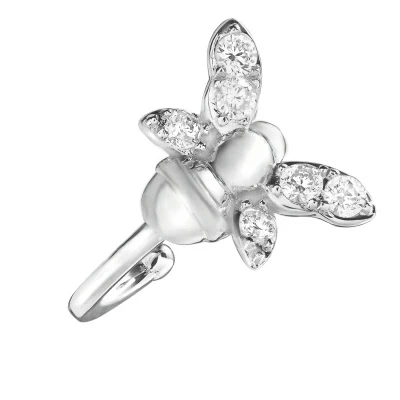 Серьги кафф СКФЖ8755Ф серебро Бабочка