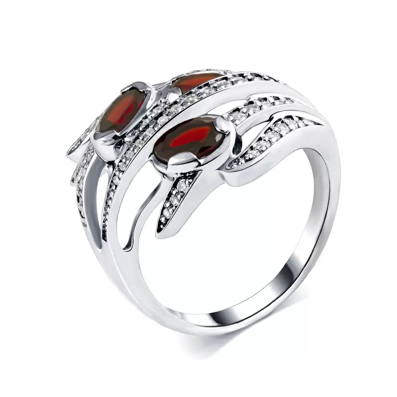 Кольцо 104960-006-0019 серебро