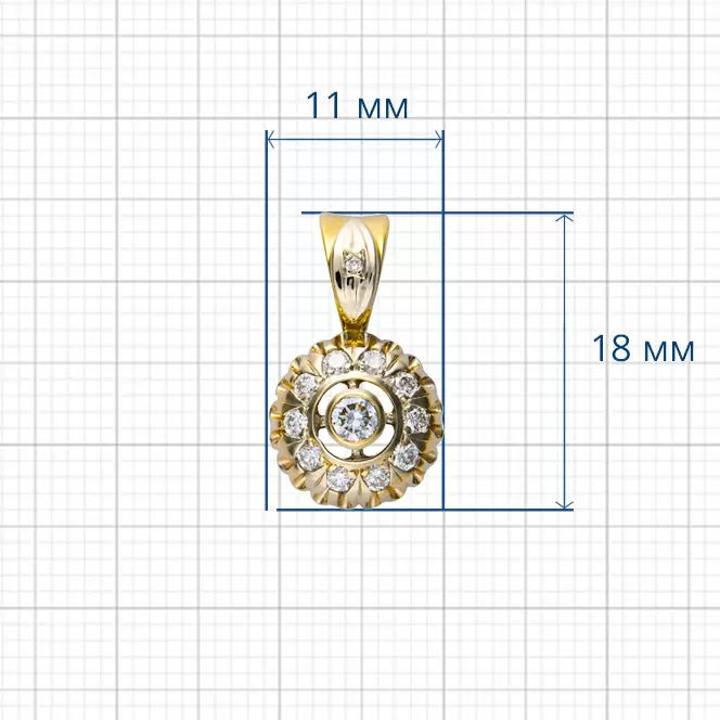 Подвеска 02500 золото_1