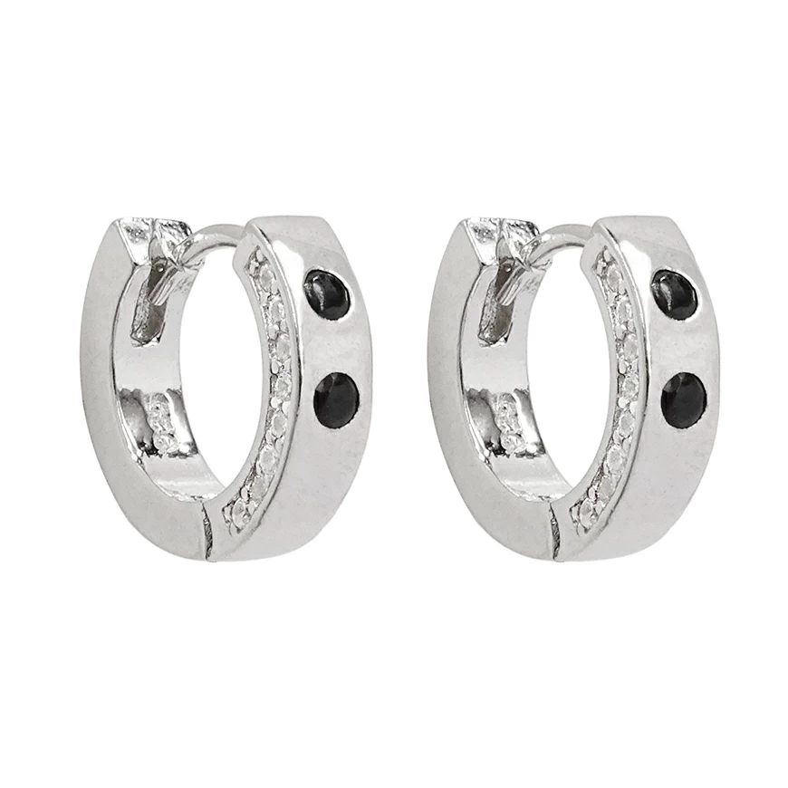 Серьги конго Ec03007r серебро_0