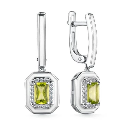 Серьги подвесные 02-3897.00ХР-00 серебро