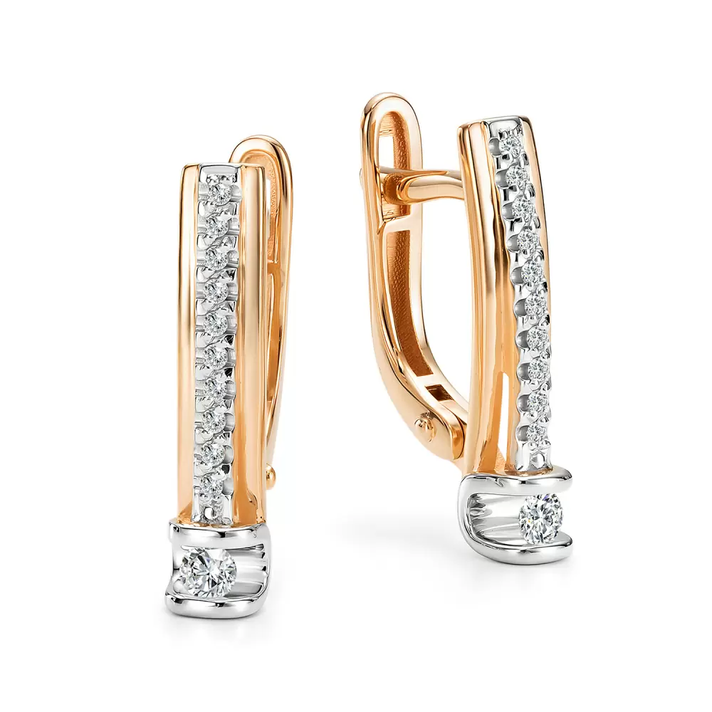 Серьги дорожка 27152-100 золото_0