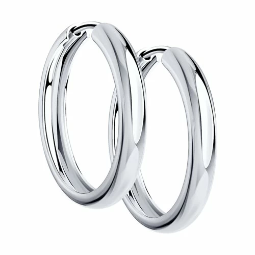 Серьги конго 94140010 серебро_0