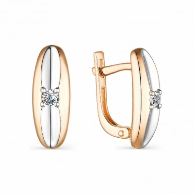 Серьги 23798-100 золото