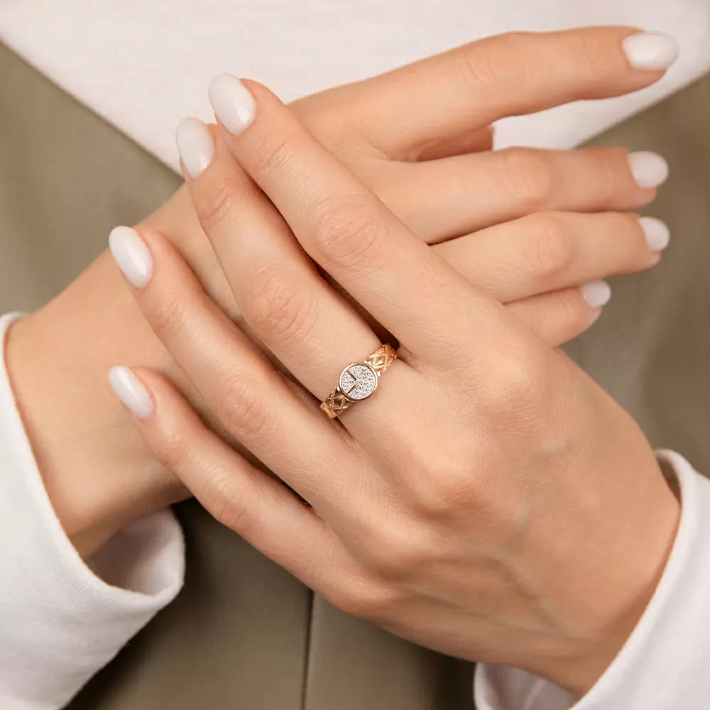 Кольцо 70302800 золото Часы_1
