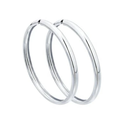 Серьги конго 94140012 серебро