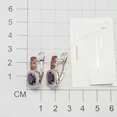 Серьги 02-3477.ЮСАМ-00 серебро
