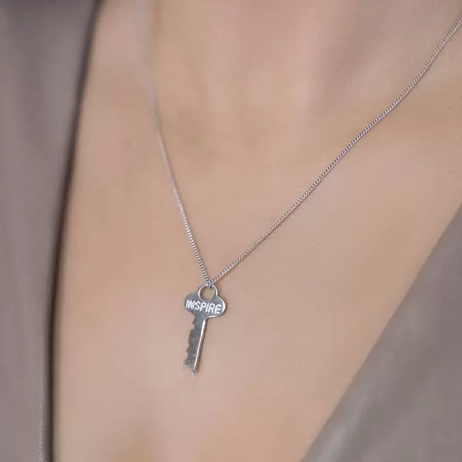 Колье 53672 серебро Ключ_1