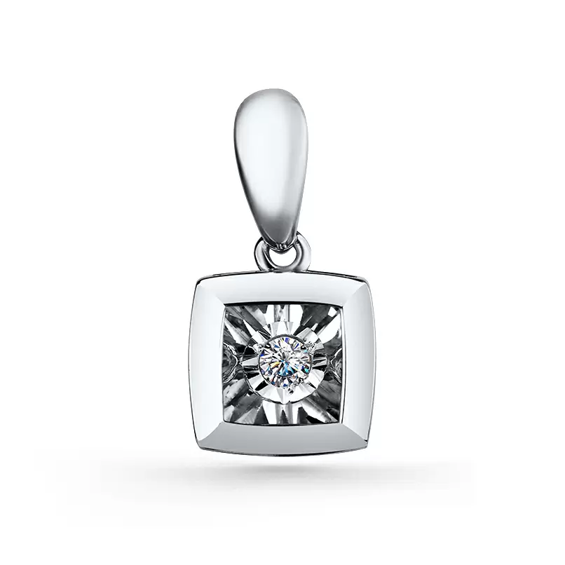 Подвеска 03-12-5704-11-00 золото Квадрат
