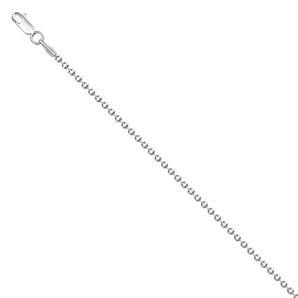 Цепь НЦ22-088Ю-3 d2.00* серебро Полновесная