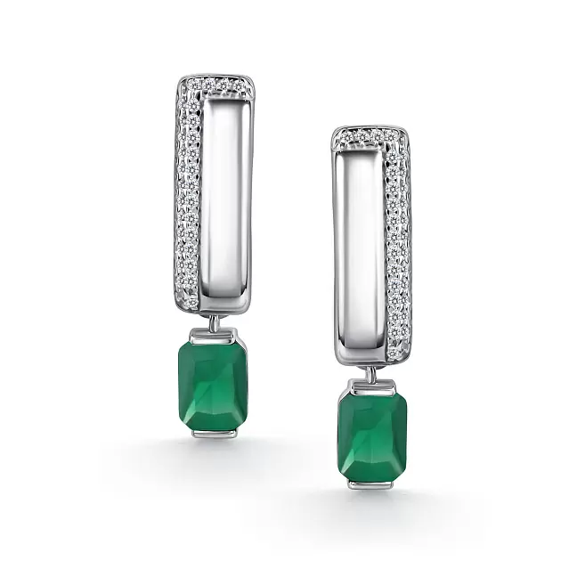 Серьги подвесные 02-5459.00АГ-00 серебро_0