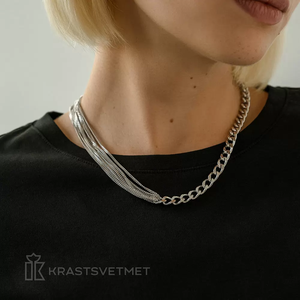 Колье НХ22-1551Ю-3 d0.50 серебро