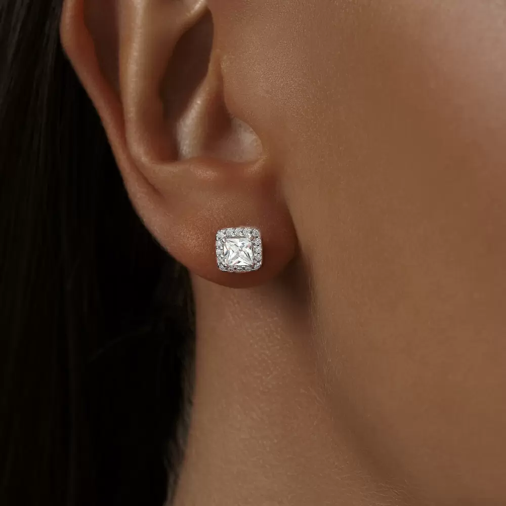 Серьги пусеты 94025857 серебро_1