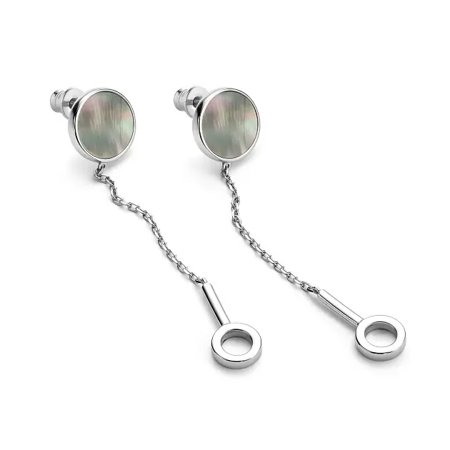 Серьги подвесные 02-4252.00ПЧ-00 серебро_2