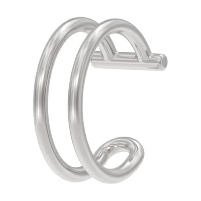 Серьги кафф 1044582-00000 серебро