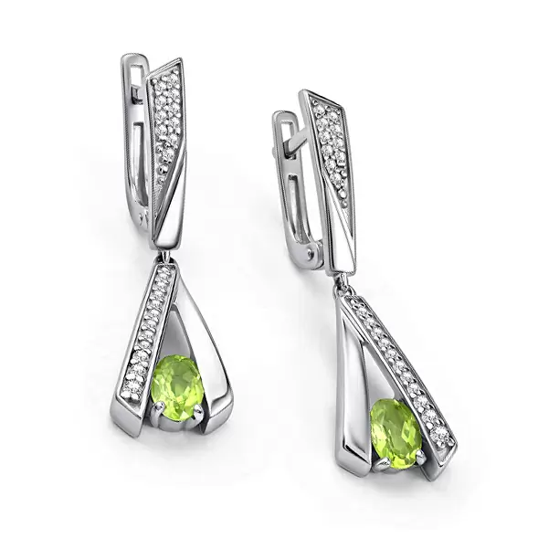 Серьги подвесные 02-4723.00ХР-00 серебро_0