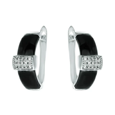 Серьги TC-E00252-B-W-X-X-W серебро