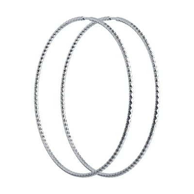 Серьги конго 94140036 серебро