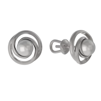 Серьги пусеты 1037202-01250-2S серебро