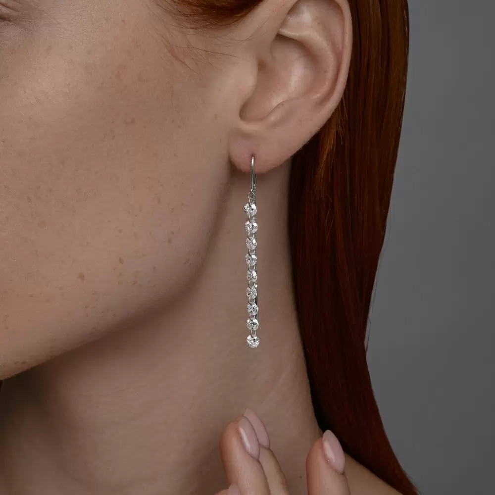 Серьги продевки 94023999 серебро_1
