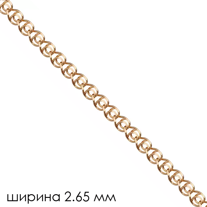 Цепь НЦ22-087Ю-4 d0.40 серебро