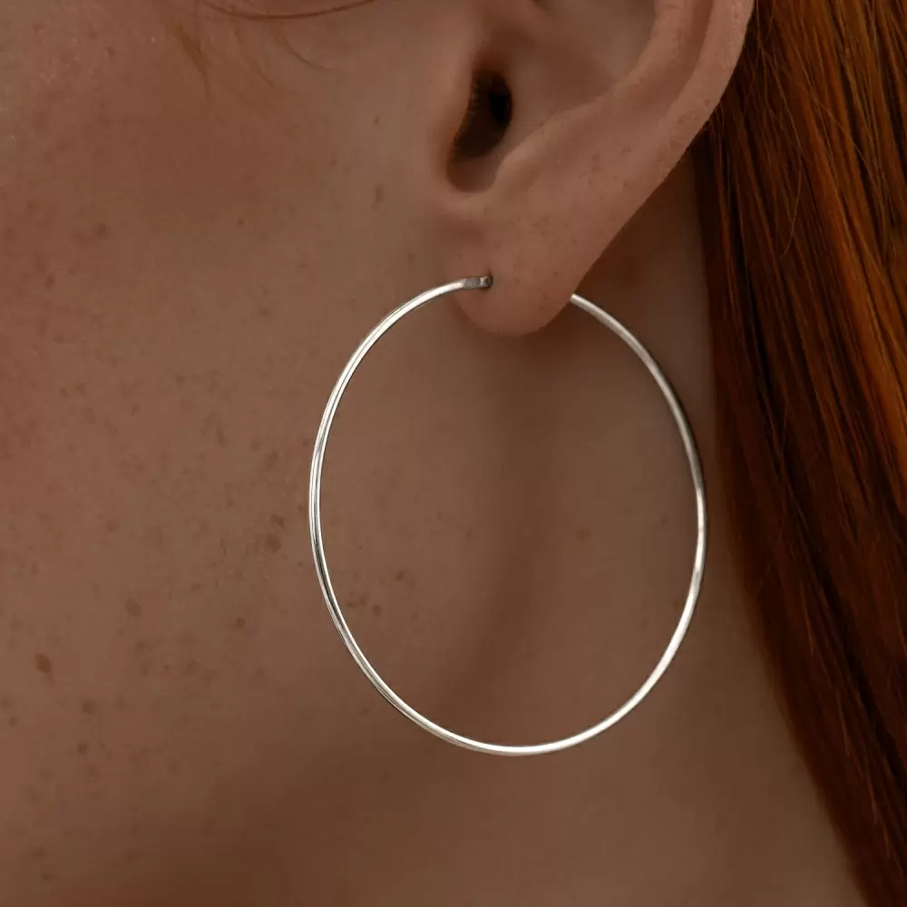 Серьги конго 94140049 серебро_1