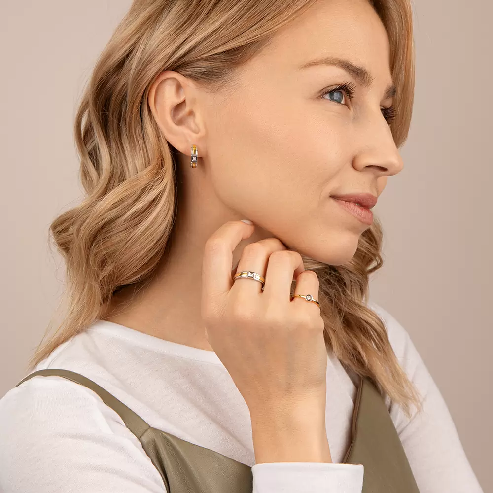 Серьги один камень 12-886-1087 серебро_2