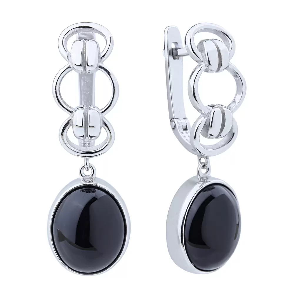 Серьги подвесные 1049182-01290-Y серебро