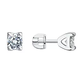 Серьги пусеты 94021473 серебро_0