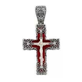Крест христианский 335926-54 серебро Владимирская Божья Матерь_0