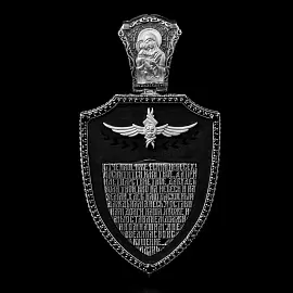 Подвеска религиозная христианская ладанка 526926-65 серебро Георгий Победоносец_1