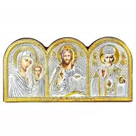 Икона триптих 6396.3O ювелирный сплав Триптих_1