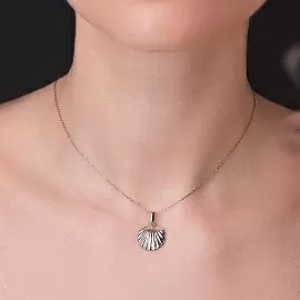 Подвеска 50-72-0000-17154 серебро Ракушка_1