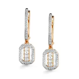 Серьги подвесные 25934-100 золото_0