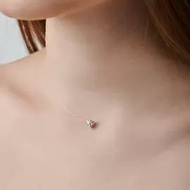 Подвеска на леске треугольник ПдТрЛ01.бцФ.з585 золото Треугольник_2
