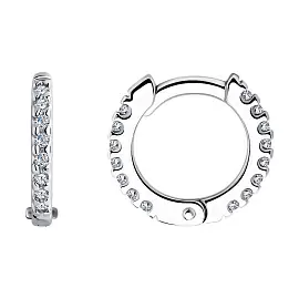 Серьги конго 94025998 серебро_0