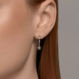 Серьги конго 94026516 серебро Корона_1