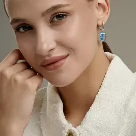 Серьги подвесные 94027348 серебро_1
